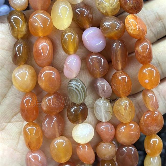 Natural Red Carnelian Agate Chips Beads Freeform