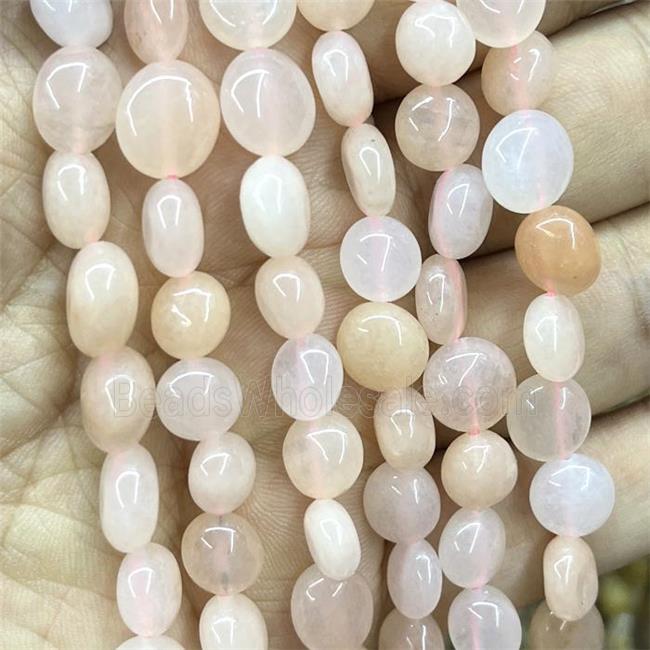 Pink Aventurine Chips Beads Freeform Polished