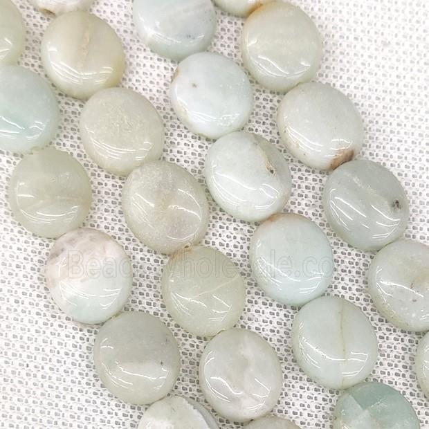 Blue Amazonite Oval Beads