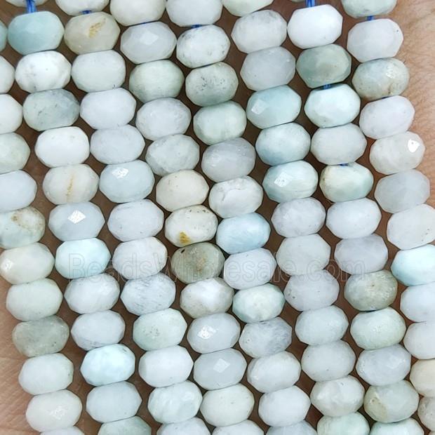 Natural Hemimorphite Beads Faceted Rondelle