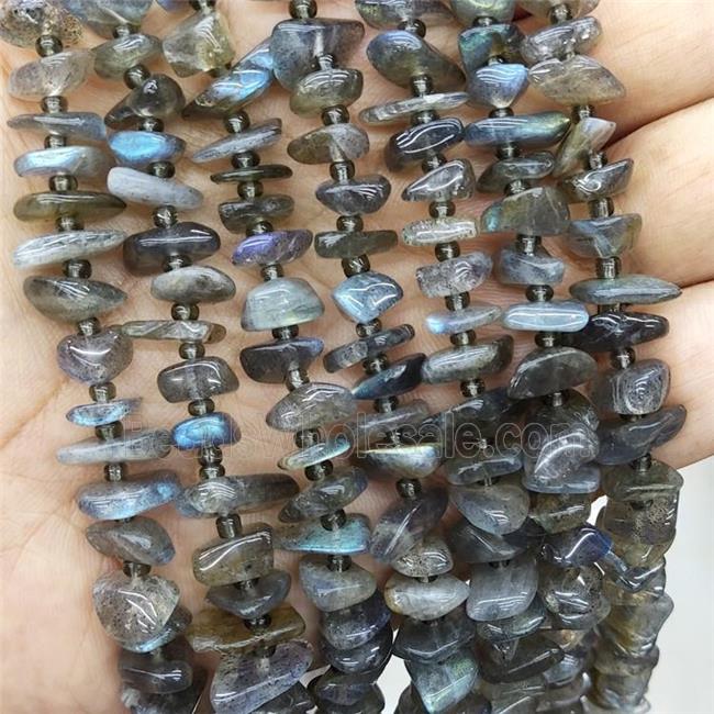Natural Labradorite Chips Beads Freeform