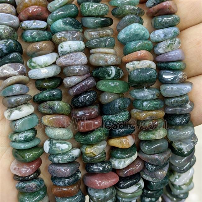 Natural Indian Agate Chips Beads Freeform