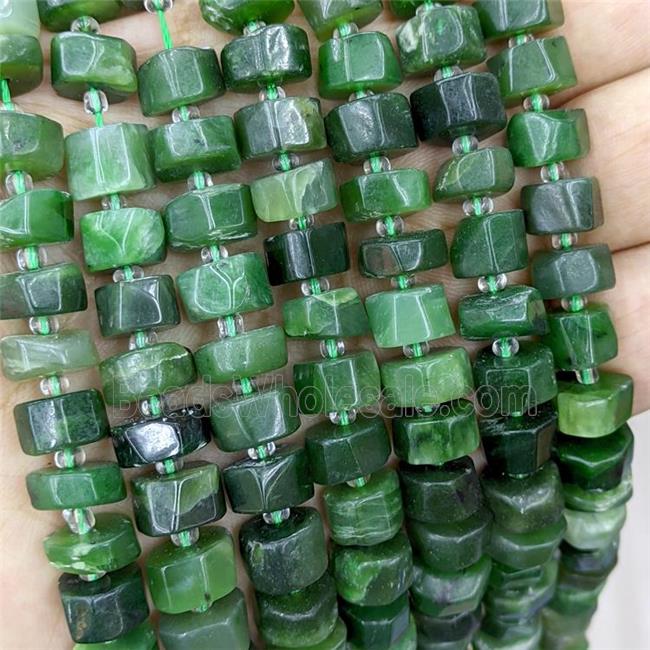 Natural Canadian Chrysoprase Heishi Beads