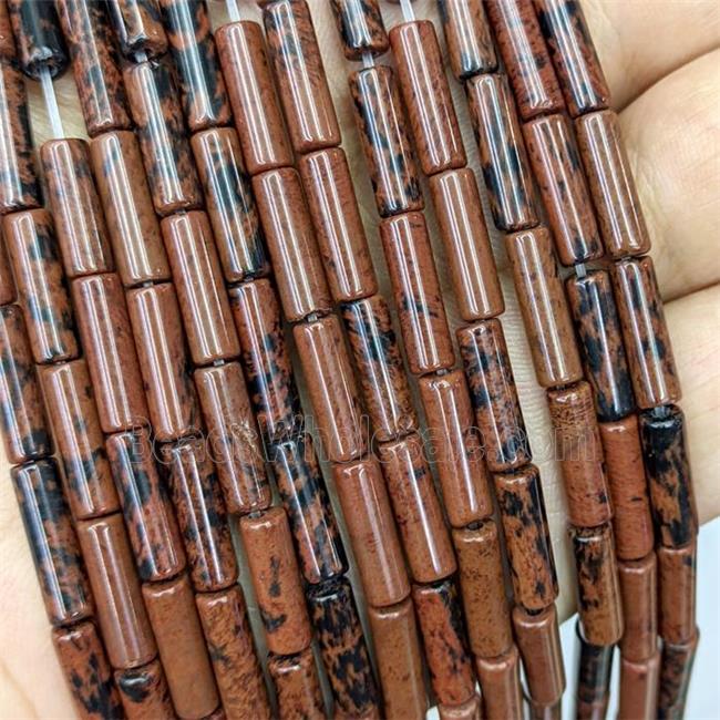 Natural Autumn Jasper Tube Beads
