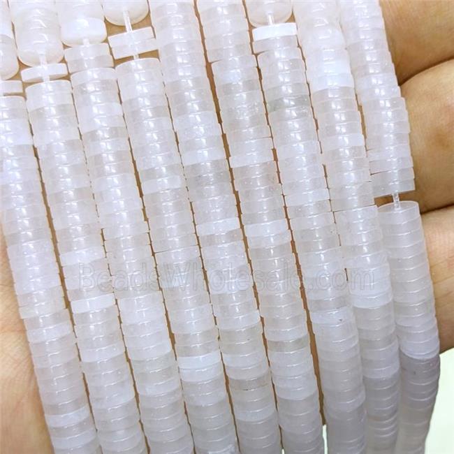 White Jade Heishi Beads