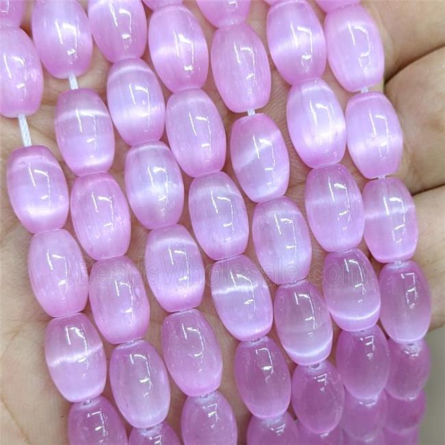 Natural Selenite Rice Beads Dye