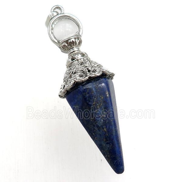 lapis lazuli pendulum pendant