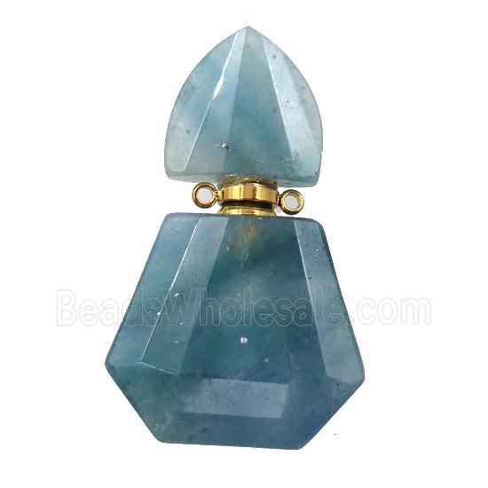 green Quartz perfume bottle pendant
