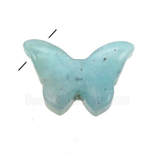 Amazonite butterfly pendant