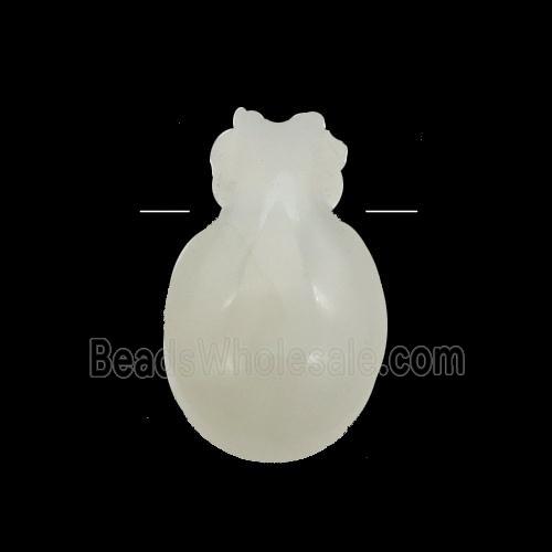white Moonstone pineapple pendant