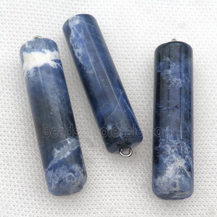 blue Sodalite Column pendant