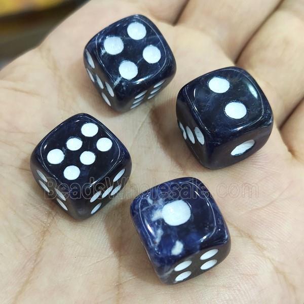 Blue Sodalite Cube Dice