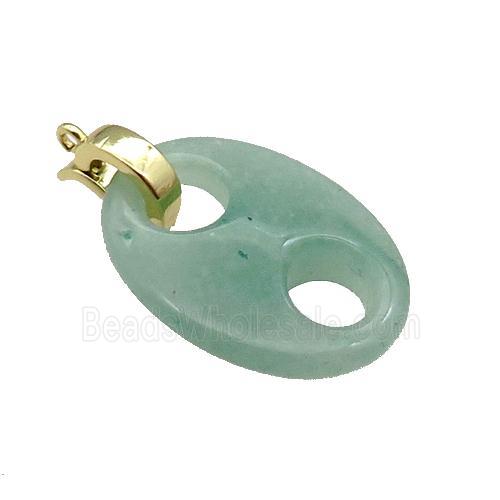 Green Aventurine Pignose Pendant