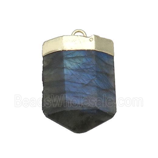 Labradorite Pendant Gold Plated