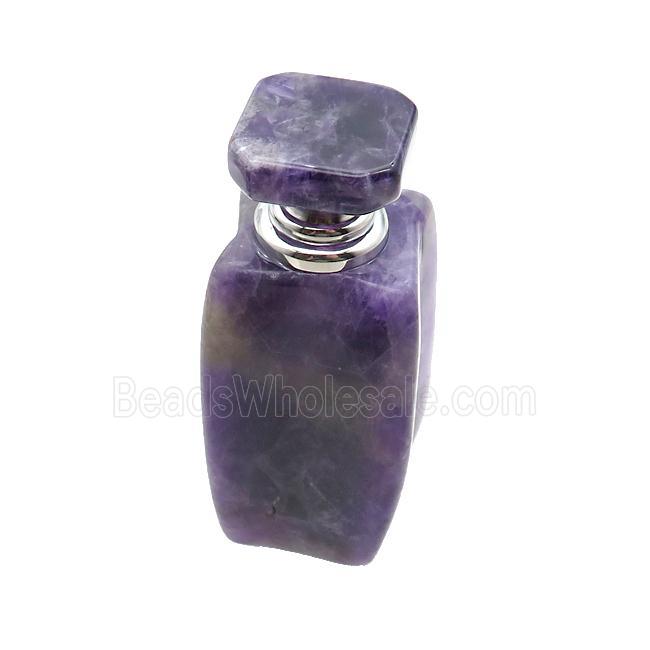 Puprle Amethyst Perfume Bottle Pendant