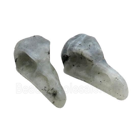 Labradorite Raven Pendant Undrilled