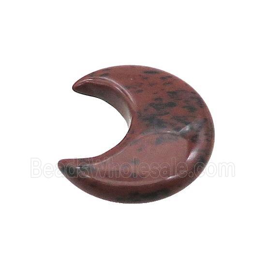 Autumn Jasper Moon Pendant Undrilled