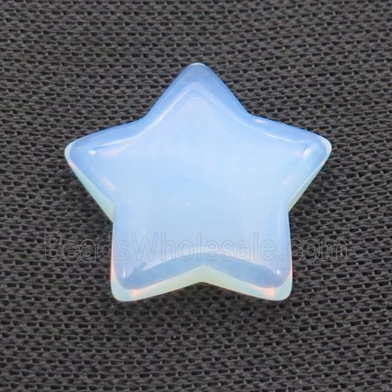 White Opalite Star Pendant Undrilled