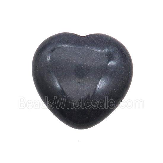 Blue Sandstone Heart Pendant Undrilled