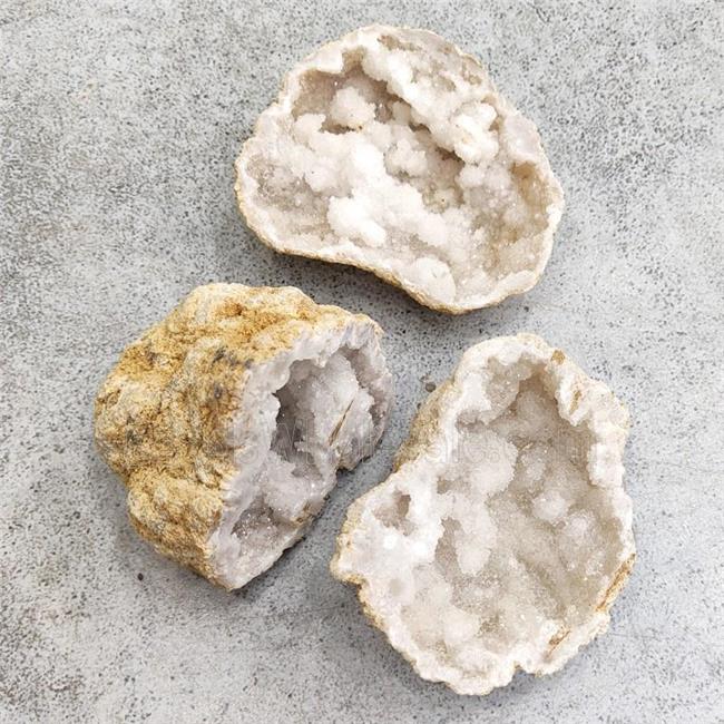 Agate Druzy Cluster Geode Freeform Undrilled