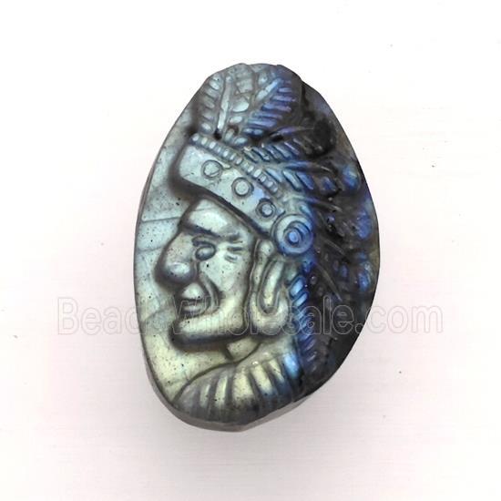 Tribal Chief Charms Labradorite Pendant