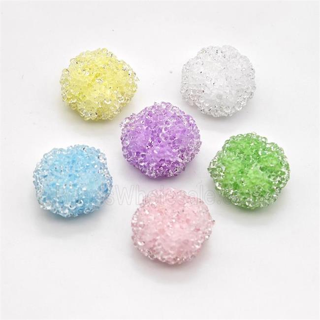 Resin Round Beads Mixed Color