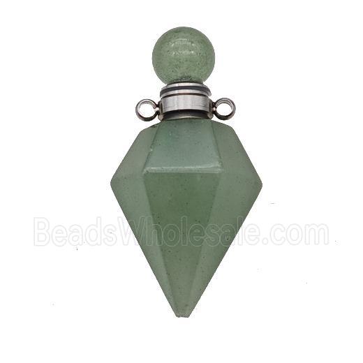 Natural Green Aventurine Perfume Bottle Pendant