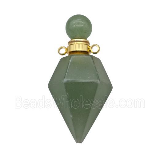 Natural Green Aventurine Perfume Bottle Pendant