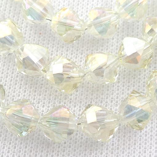 Crystal Glass Beads, freeform