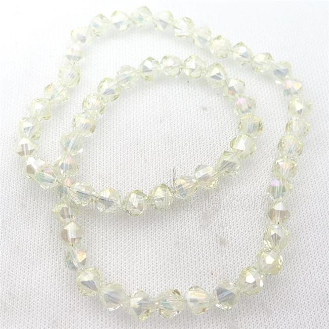 Crystal Glass Beads, freeform