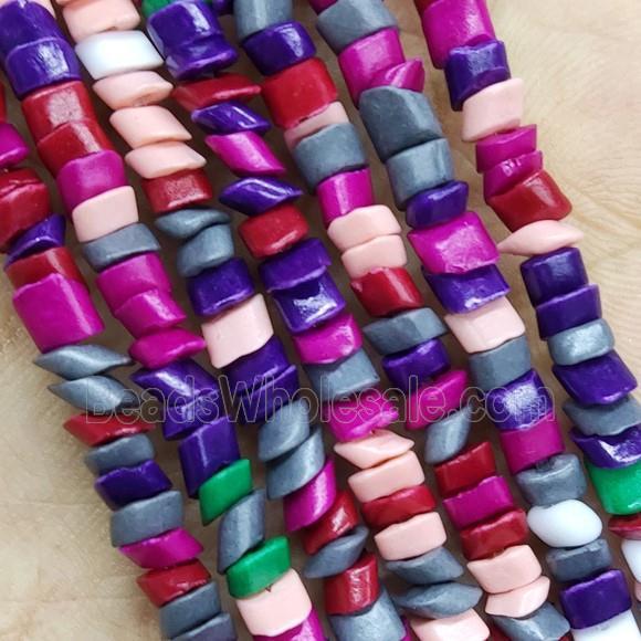Mixed Color Lampwork Glass Chips Beads