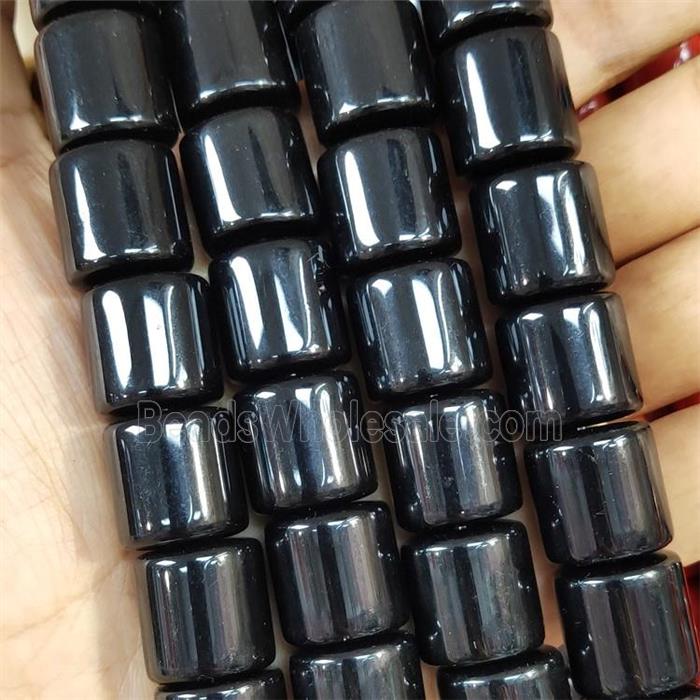 Black Resin Column Beads