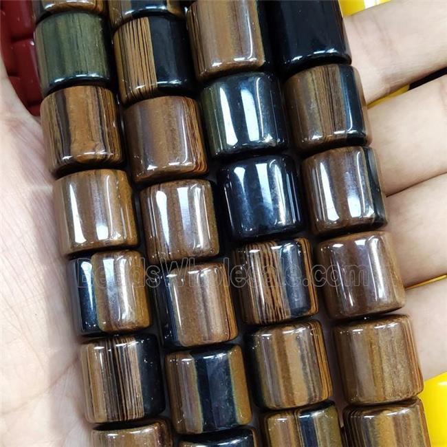 Tiger Resin Column Beads