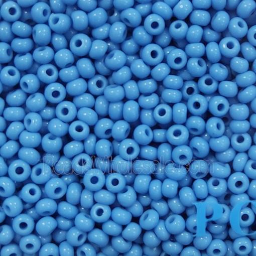 Blue Glass Seed Beads Rondelle A-Grade
