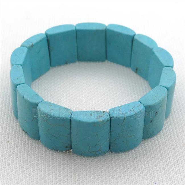 Magnesite Turquoise stretchy Bracelets