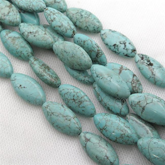 green Magnesite Turquoise beads, horseeye