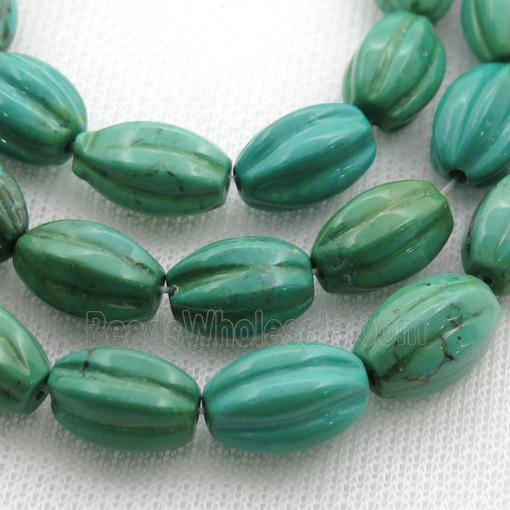 green Sinkiang Turquoise Beads