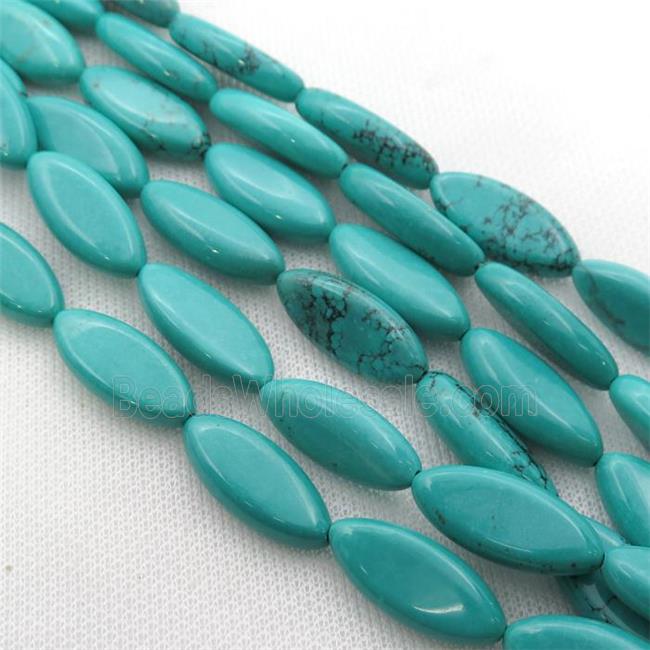 Sinkiang Turquoise oval beads