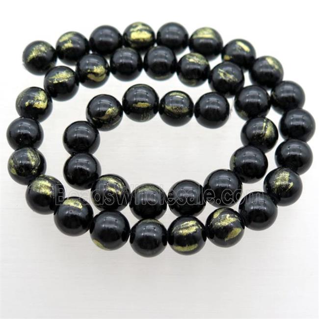 round black JinShan Jade beads