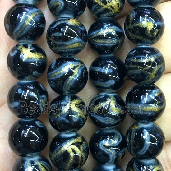 round Lampwrok Glass Beads