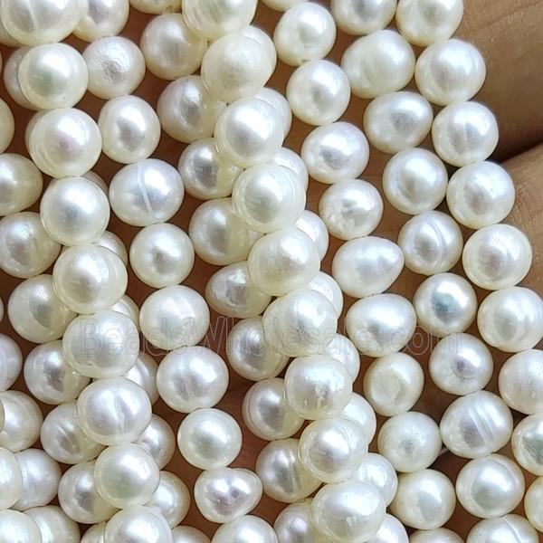 white Freshwater Pearl Beads