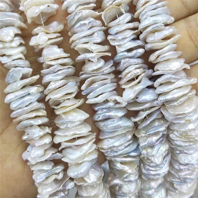 Baroque Style Natural Pearl Spacer Beads Freeform