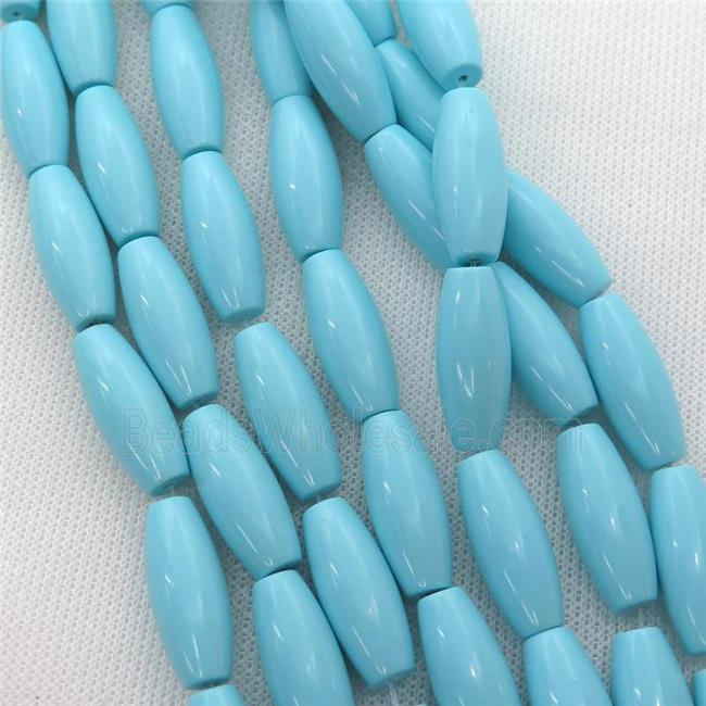 blue Synthetic Turquoiuse beads, rice