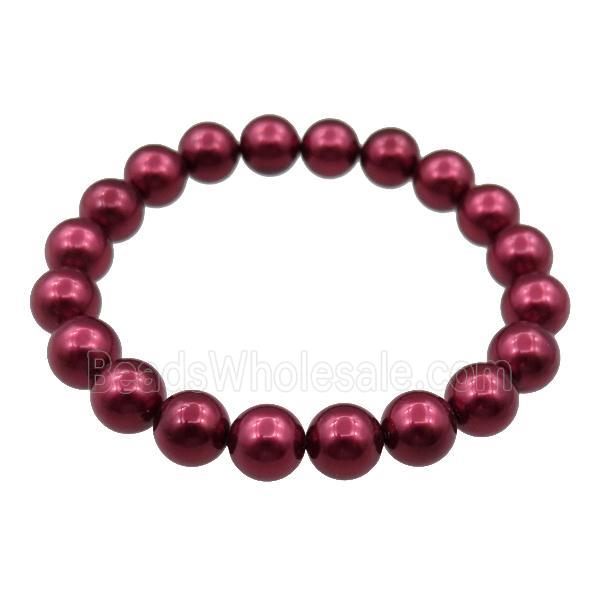pearlized shell bracelet
