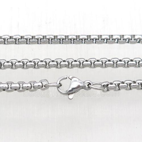raw Stainless Steel Necklace Chain