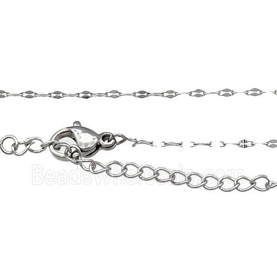 Raw Stainless Steel Necklace Chain