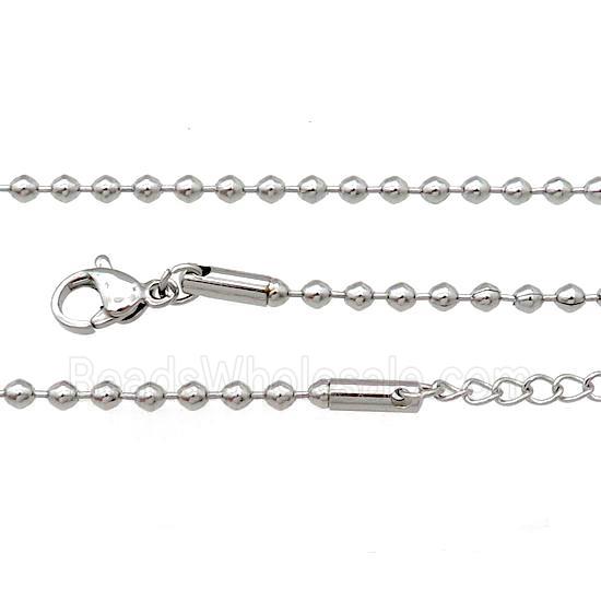 Raw Stainless Steel Necklace Chain