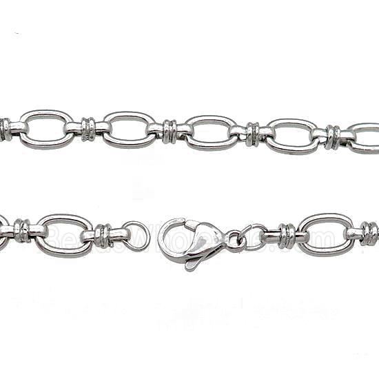 Raw Stainless Steel Necklace Chain
