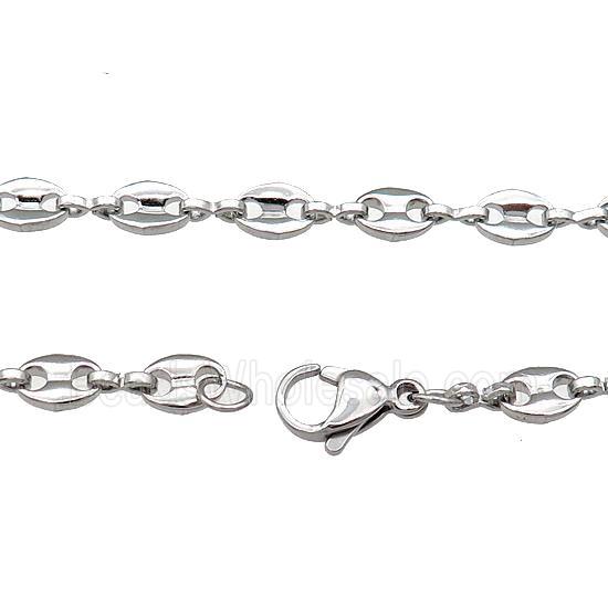Raw Stainless Steel Necklace Chain