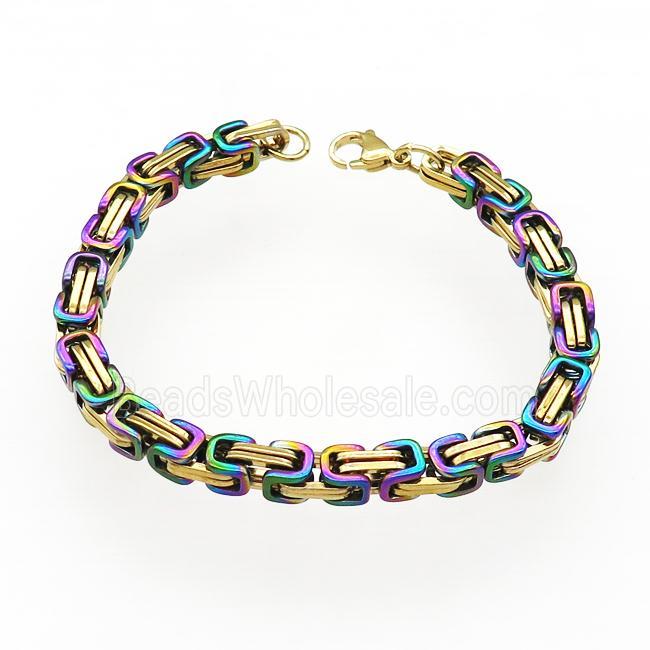 Stainless Steel Bracelet Gold Plated